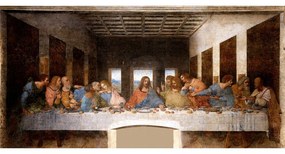 Репродукция на картина на Леонардо да Винчи - , 80 x 40 cm The Last Supper - Fedkolor