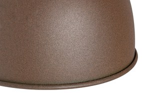 Индустриален външен стенен аплик ръждиво кафяв кръгъл IP44 - Natas