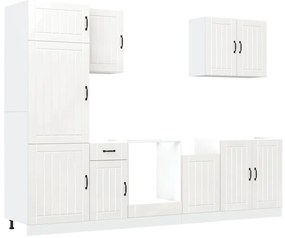 3314771 vidaXL Комплект кухненски шкафове от 7 части Lucca, инженерно дърво