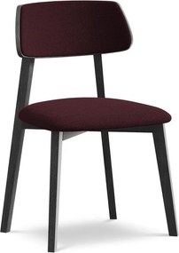 Бордо трапезен стол от масивна дървесина Niu – Makamii