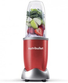 Блендер Nutribullet NB907R, 900W, 950 мл, Разбиване на лед, Импулс, Без BPA, Червен