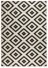 Черно-кремав килим за открито , 200 x 290 cm Malta - NORTHRUGS