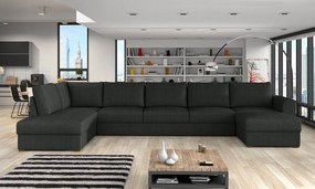 Ъглов диван Wilma large-Black-Left