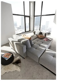 Разтегателен диван, 115 x 230 cm Cassius Twist Charcoal - Innovation