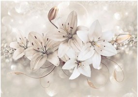 Самозалепващ се фототапет - Diamond Lilies - 245x175