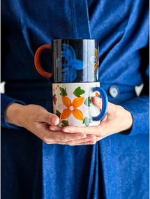 Черни/бежови керамични чаши в комплект 2 бр. 300 ml Maricala – Bloomingville