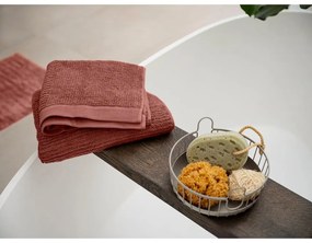 Червен килим за баня 50x80 cm Tiles – Zone