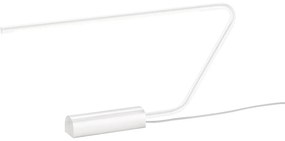 Бяла LED настолна лампа (височина 33 cm) Olea – Trio Select