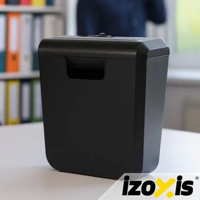 Автоматичен шредер за хартия и документи Izoxis — С кош 10L, компактен офис модел