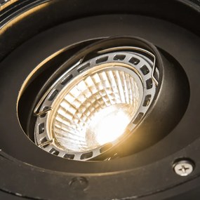 Модерен градински прожектор стомана регулируем IP65 - Delux