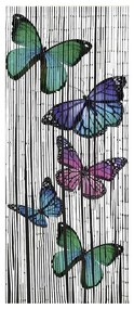 Бамбукова завеса за врата 200x90 cm Butterflies - Maximex