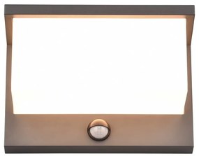 Външно осветително тяло със сензор за движение (височина 15 cm) Nestos – Trio