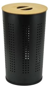 Кош за пране 46 л, черен