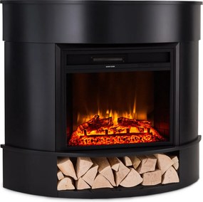 Klarstein Loloru, електрическа камина, 900/1800 W, седмичен таймер, дистанционно управление