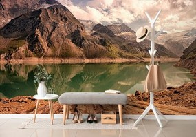 Самозалепващ фототапет – Езеро в планините
