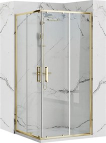 Душ кабина Rea Punto 80x80 Gold