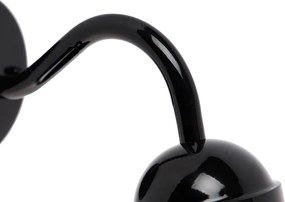 Модерна външна стенна лампа черна IP44 - Канзас