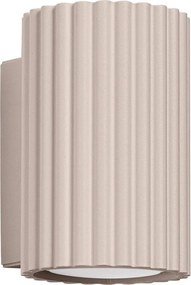 Кафяво-сива метална стенна лампа ø 6,5 cm Gleam – Sollux