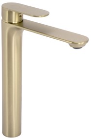 Смесител за мивка Rea Drop Brush Gold High