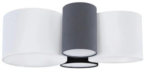 Globo 15586-4D - Потолочно осветително тяло MAKKI 4xE27/15W/230V бяло/сиво/черно