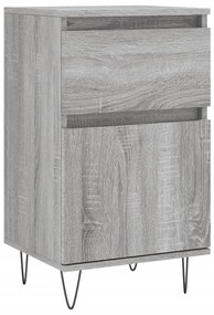 831160 vidaXL Бюфет сив сонома 40x35x70 см инженерно дърво