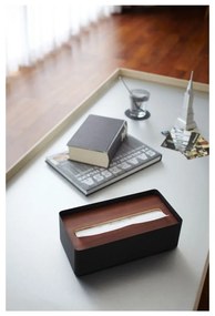 Черна кутия за хартиени носни кърпички Tsu Rin - YAMAZAKI