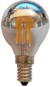 Лампа LED Filament E14 Retro 4W 2700K Dimmable Silver  (10 τεμάχια)