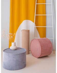 Син детски пуф от рипсено кадифе – Wigiwama