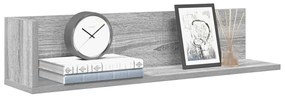860036 vidaXL Стенни рафтове 2 бр сив сонома 75x16,5x16,5 см инженерно дърво