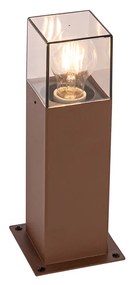 Интелигентна подова лампа за външно осветление ръждиво кафява 30 см с WiFi P45 - Denmark