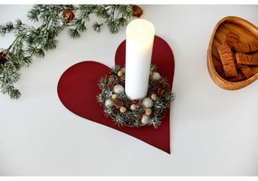 Подложка за хранене от еко кожа 30x30 cm Heart Nupo – LIND DNA