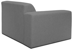 Сив модул за диван (ляв ъгъл) Roxy - Scandic