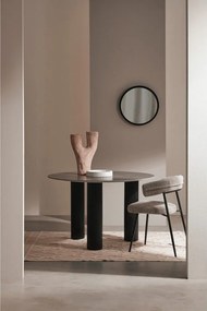 Кръгла трапезна маса с плот от имитация на мрамор ø 120 cm Bamira – Yes Everyday