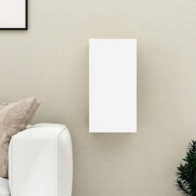 803326 vidaXL ТВ шкаф, бял, 30,5x30x60 см, инженерно дърво