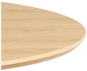 Кръгла трапезна маса с дъбов плот ø 120 cm Cadiz – Actona