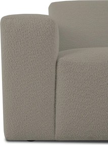 Светлокафяв модулен диван от букле (ляв ъгъл) Roxy – Scandic