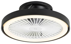 Интелигентен вентилатор за таван черен вкл. LED с дистанционно управление - Dave