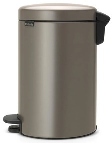 Сиво стоманено кошче за боклук с педал 12 l NewIcon – Brabantia