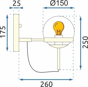 Аплик APP910-1W E27