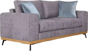 Двуместен диван Dysine-Сиво