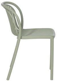 Зелен пластмасов трапезен стол Alia – Ixia