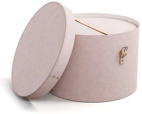 Декоративни светлорозови картонени кутии за съхранение в комплект от 2 бр. с капаци ø 37,5x25 cm Rut Restore Paper Laminate – Bigso