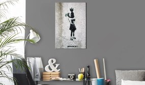 Печат върху платно - Bomb Hugger от Banksy 80x120