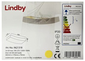 Lindby - LED Аплик TIARA 2xG9/3W/230V