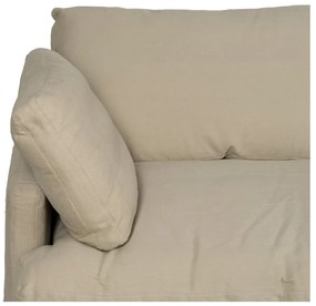 Бежов ленен диван 212 cm – Ixia