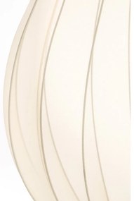 Бежово висящо осветително тяло с текстилен абажур ø 50 cm Itela – Light &amp; Living