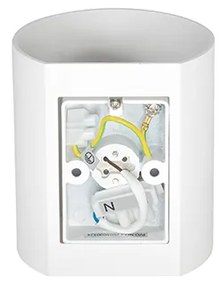 Модерна стенна лампа бяла със светлинен ефект - Sabbio