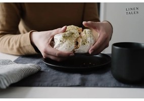 Ленена кърпа за съдове 45x65 cm Thin Black Stripes – Linen Tales