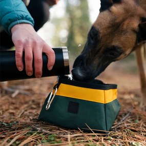 Текстилна сгъваема купа за пътуване ø 18 cm Moss - P.L.A.Y.