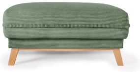 Светлозелена табуретка от рипсено кадифе Tori – Bonami Selection